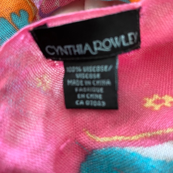 Cynthia Rowley 100% viscose scarf - Picture 8 of 8